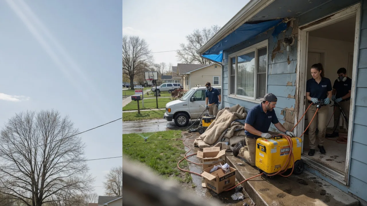 Basement Flood Cleanup in Harvard, IL near me